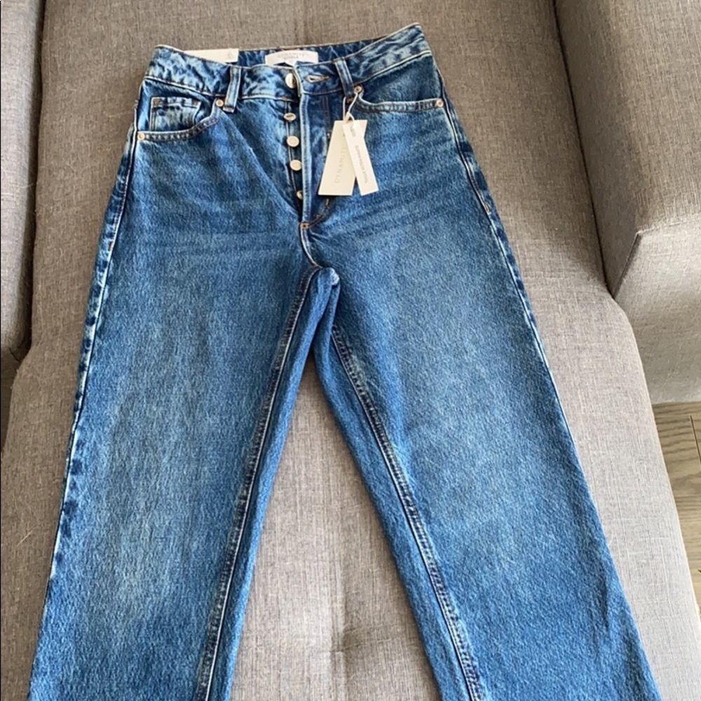 Never worn before ETHOS size 24 straight cut high waisted jeans